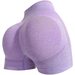 Gym Seamless Scrunch High Waist Workout Shorts