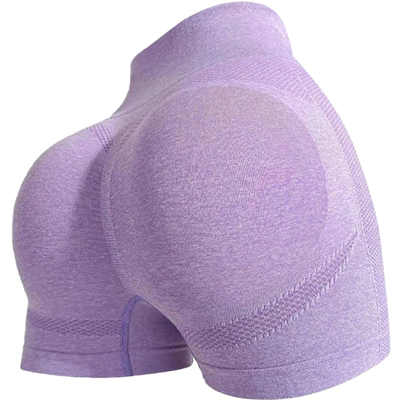 Gym Seamless Scrunch High Waist Workout Shorts