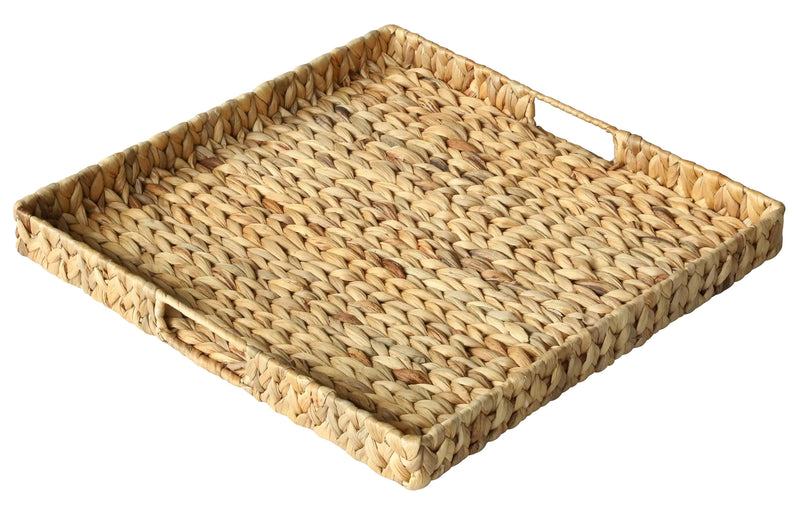 Water Hyacinth Wicker Serving Tray