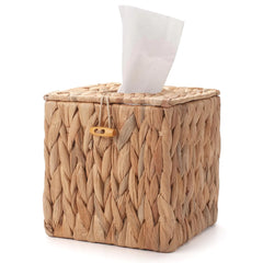 Handwoven Square Tissue Box Cover