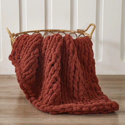Chunky Knit Blanket Throw