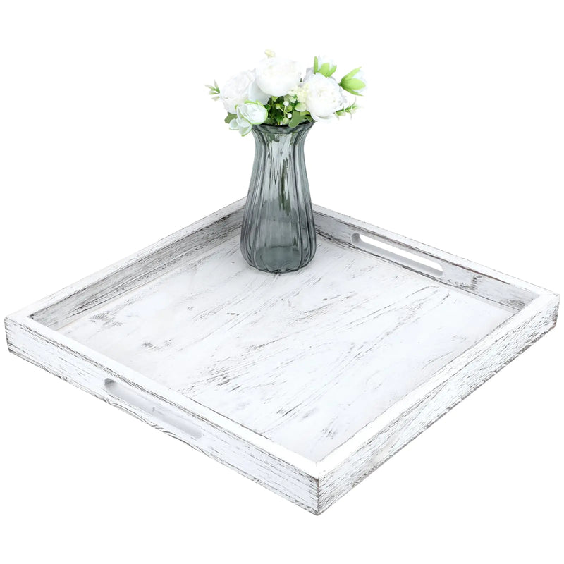 Living Room Wood Rustic Tray